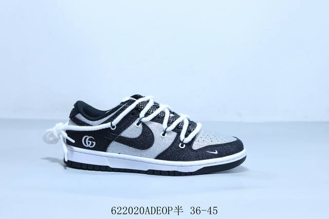 耐克 Nike Sb Dunk Low Pro 复古低帮 休闲运动滑板板鞋 联名 绑带 货号 Sj2068-268 62 Adeop半 36-45