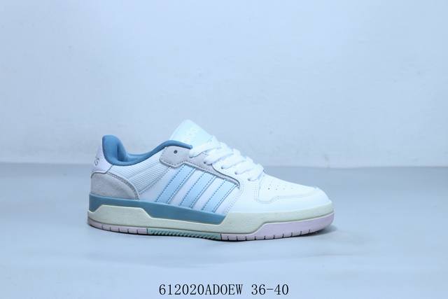 Adidas 阿迪达斯Entrap2630春季女鞋运动鞋休闲鞋. #采用超软移膜皮革鞋面 全新系列 迪丽热巴,易烊千玺同款，Adidas阿迪达斯生活 Neo E