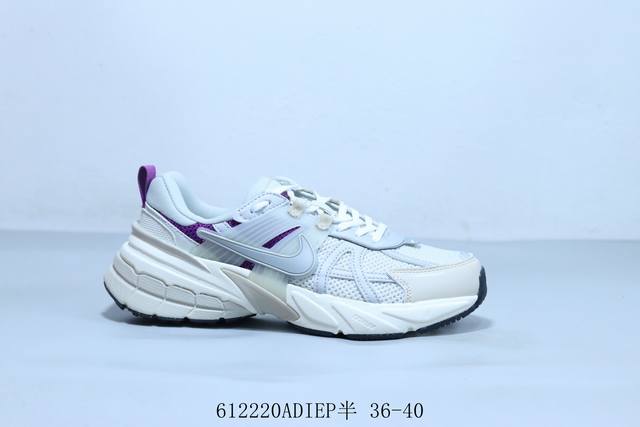 Nike 耐克 Nike V2K Run跑步鞋 复古风潮 网面透气运动鞋 612220Adiep半 36-40