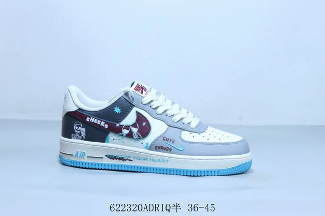 Nike Air Force 1 Af1耐克 低帮 空军一号休闲板鞋 货号 Lj2288-666 622 Adriq半 36-45