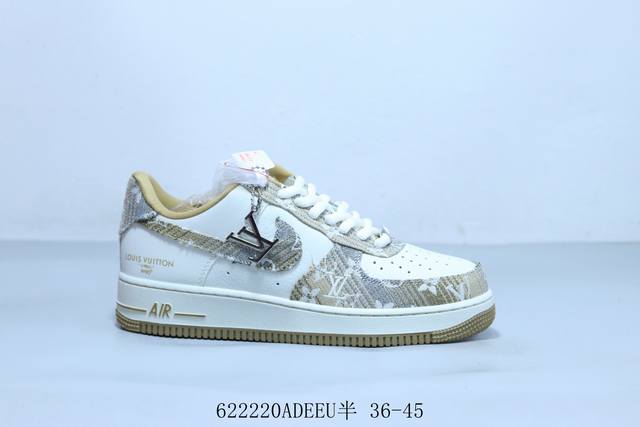 Nike Air Force 1 Af1耐克 低帮 空军一号休闲板鞋 货号 Sc9207-542 622 Adeeu半 36-45