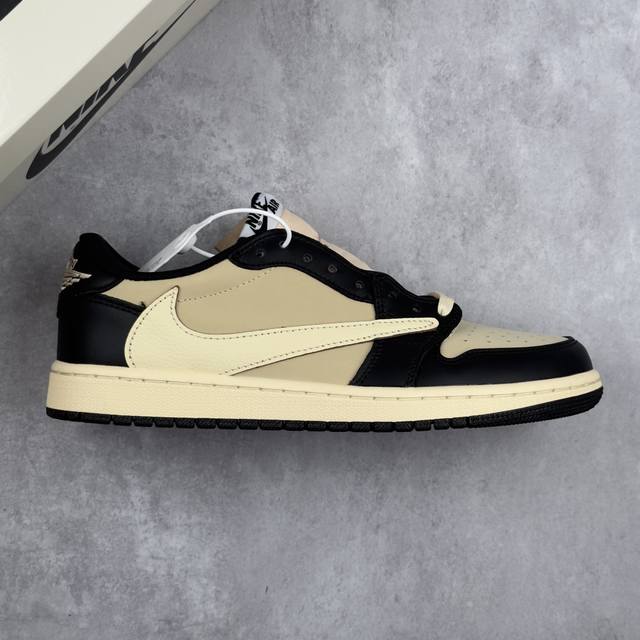 本地 核心私 Travis Scott X Fragment Design X Air Jordan 1 Low Og Sp Aj1 乔1倒勾联名 低帮文化休闲