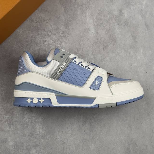 福利特价本地 核心私 原本地780版本 路易威登Louis Vuitton Trainer 2.0 Sneaker Low 运动系列低帮复古百搭休闲运动文化篮球