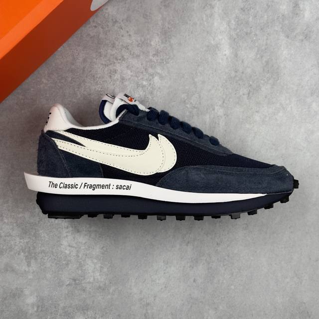 本地 核心私 公司级Sacai X Nike Ldwaffle 华夫1代 解构高端跑鞋 联名设计 双钩双鞋舌设计 遵循原版 正确一层外露 一层包边 原盒正确组合