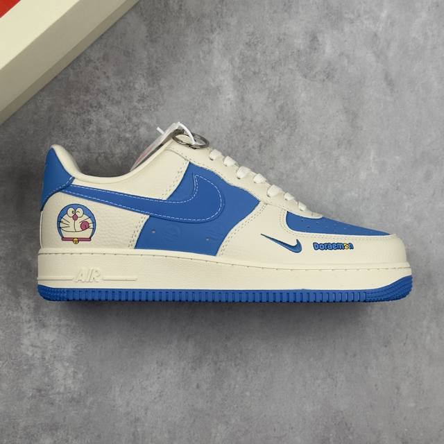 本地 核心私 Nike Air Force 1'07 Low 哆唻A梦 空军一号低帮休闲板鞋 #原楦头原纸板 原装鞋盒 定制五金配件 内置全掌气垫 原厂鞋底 货