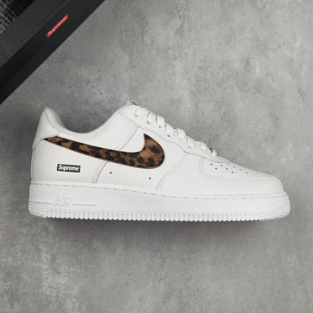 本地 核心私 Nike Air Force 1'07 Low 纯白豹纹勾空军一号低帮休闲板鞋 #原楦头原纸板 原装鞋盒 定制五金配件 内置全掌气垫 原厂鞋底 货