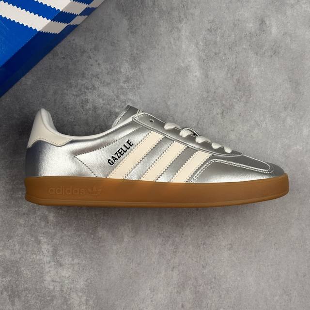 本地 核心私 阿迪达斯 Adidas Originals Gazelle Indoor 三叶草休闲防滑耐磨低帮板鞋 鞋头出色设计 塑就出众贴合感 稳固的后跟贴合