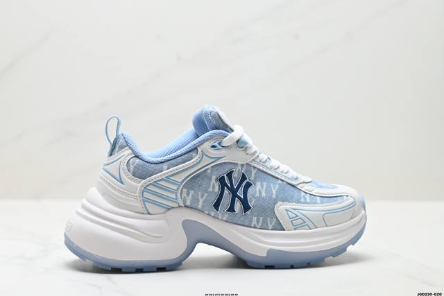 公司级Mlb Xlg Chunky 百搭舒适休闲潮流运动厚底增高防滑耐磨 低帮 老爹鞋 货号:3Ashw065N 尺码:36 36.5 37.5 38 38.5