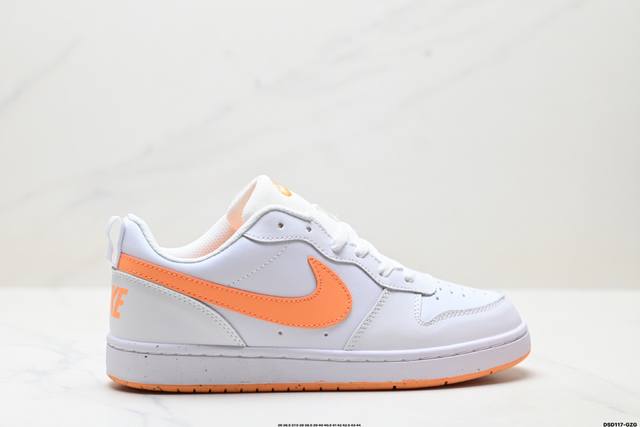 真标耐克 Nike Court Borough Low 低帮百搭透气休闲运动板鞋 经典耐用的设计 兼顾舒适脚感和出众风范 演绎匠心之作 结构性的支撑贴合感结合复