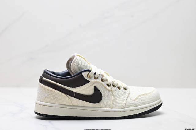 公司级Nike Air Jordan 1 Low Aj1乔1低帮休闲板鞋 同步官方配色 官方货号:Lb8058-110 Size:36 36.5 37.5 38