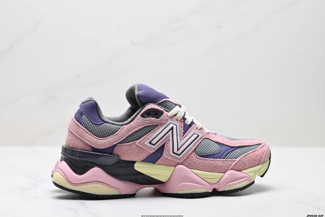 公司级New Balance Nb9060 联名款 复古休闲运动慢跑鞋 鞋款灵感源自设计师本人对夏日的怀日回忆。鞋面大身由空间双格及磨砂鞋面拼接而生，夏日氛围拉