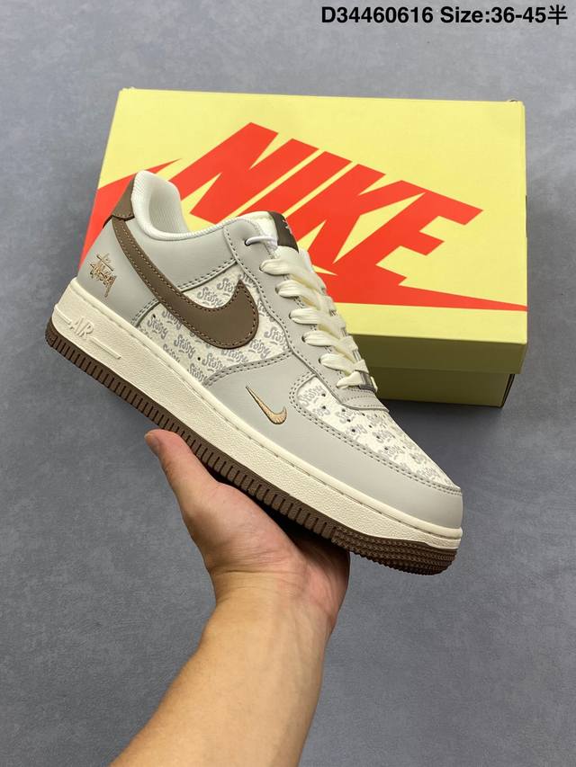 Nike Air Force 1‘07 Lv8 原楦头原纸板 打造纯正低帮空军版型 专注外贸渠道 全掌内置蜂窝气垫 原盒配件 原厂中底钢印、拉帮完美 货号：Zh