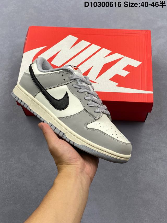 公司级耐克Nike Dunk Low 扣篮系列 复古低帮休闲运动滑板板鞋Sb 采用脚感柔软舒适Zoomair气垫 有效吸收滑板等极限运动在落地时带来的冲击力 为