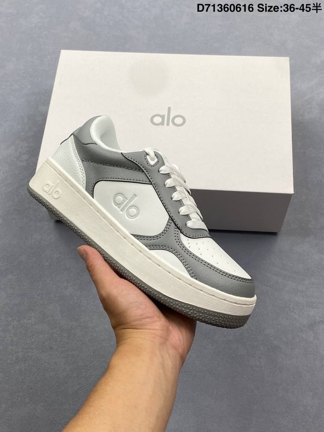 Alo Recovery Mode Yoga 易梦玲 Jisoo智秀同款小白鞋 等多位明星同款上脚 主打各大平台外贸主推 佛山大厂采购原材料多处细节一步到位 一