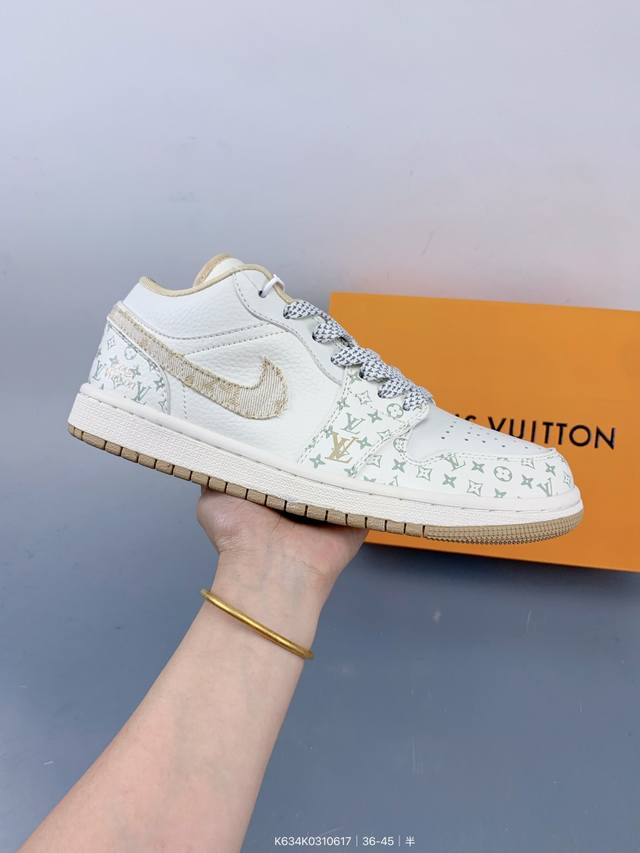 Air Jordan 1 Low Aj1乔1低帮休闲板鞋， 个性的设计风格以及品牌的经典元素 使其成为一双具有独特身份和价值的鞋子 Size：如图 编码：K63