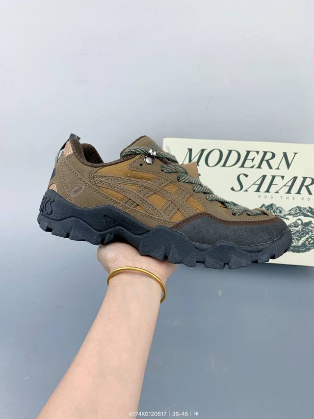亚瑟士 Asics Gel-Pickax 联名款 登山 户外运动 抗冲击支撑 减震防滑耐磨轻便 徒步鞋 轻便旅游鞋。 Size：如图 编码：K174K01206