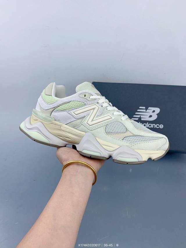 公司级 Nb 新百伦 New Balance Nb9060小象蹄男女款9060舒适百搭老爹鞋。全新 9060 款式将经典风格与现代设计融合到日常多功能性中。 S