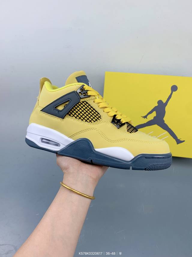Ftravis Scott Cactus Jack X Air Jordan 4 Retro Aj4 乔4 联名款 运动鞋 Size：如图 编码：K578K03