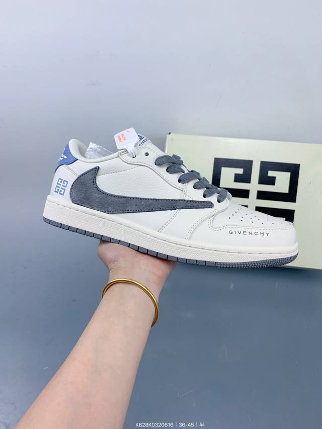 公司级 Travis Scott X Fragment Design X Jordan Air Jordan 1 Low Og Sp 多方联名合作融合了Trav