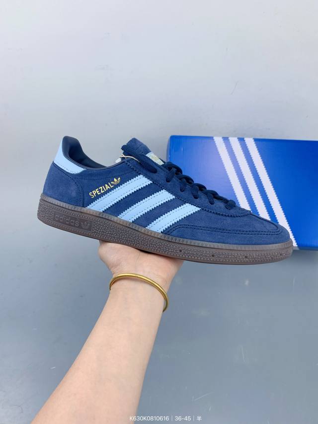 Adidas Handball Spezial 三叶草手球特别版圣帕特里克节联名款 全鞋采用Yezzy500一样的皮料 进口长绒皮，特殊工艺技术 原盒包装 牛筋