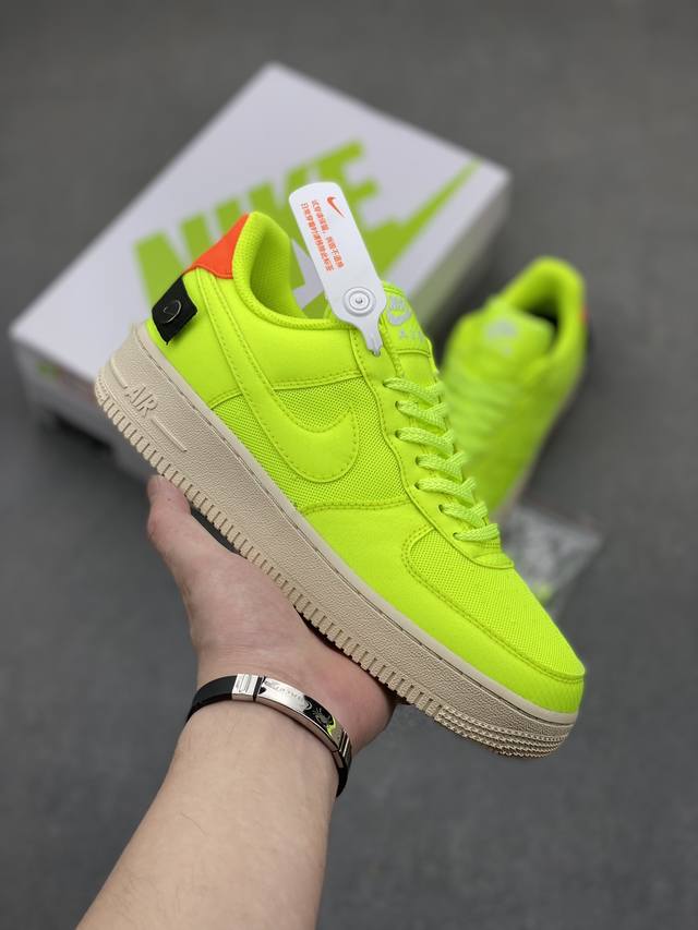工厂P套现 福利特价 原本地200版本 Nike Air Force 1 Low 网面绿 空军一号低帮运动休闲板鞋 原楦头原纸板 打造纯正空军版型 专注外贸渠道