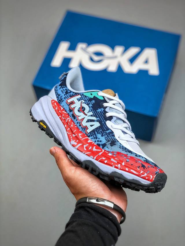 Hoka One One M Speedgoat 6 低帮专业越野跑步鞋 相较于前几代Mafate包裹感更好跟Speedgoat 快速羚羊 系列比起来更加舒适鞋