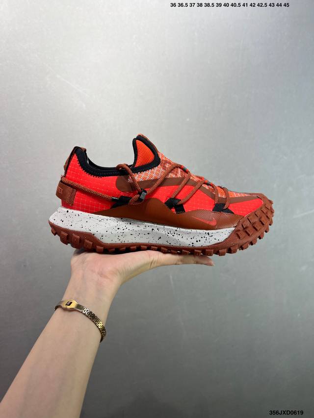 公司级耐克Nike Acg Mountain Fly Gtx Se山脉系列 解构绑带 低帮户外登山越跑徒步休闲运动鞋 货号:Ib7328-002 尺码:36 3