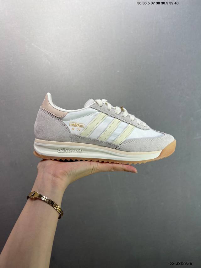 公司级阿迪达斯Adidas Sl 72 Rtn三叶草复古休闲跑步鞋休闲运动鞋 货号:Id1031 尺码:36 36.5 37 38 38.5 39 40 40.