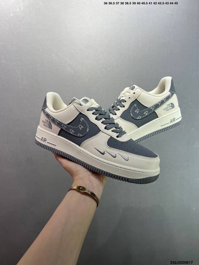 Nike Air Force 1 Low 07 X Stussy 白蓝小勾 原楦头原纸板 打造纯正低帮空军版型 专注外贸渠道 全掌内置蜂窝气垫 原盒配件 原厂中