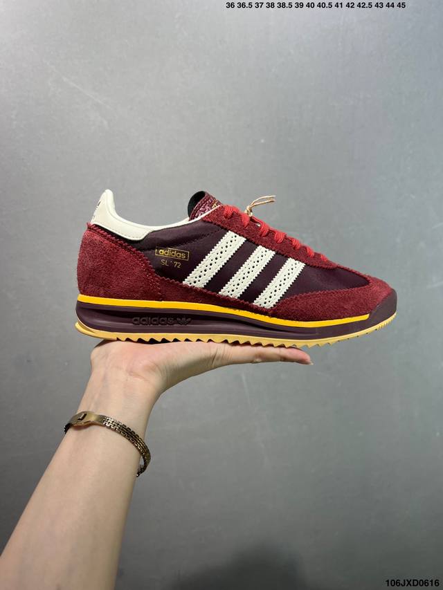 公司级阿迪达斯Adidas Sl 72 Rtn三叶草复古休闲跑步鞋休闲运动鞋 货号:Id1031 尺码:36 36.5 37 38 38.5 39 40 40.