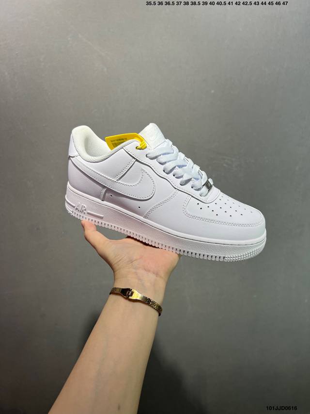 公司级Nike Air Force 1 ‘07 Low 空军一号 低帮 运动鞋 休闲鞋 折边针车 工艺难度大 原楦头原纸板 原装鞋盒 定制五金配件 内置全掌气垫