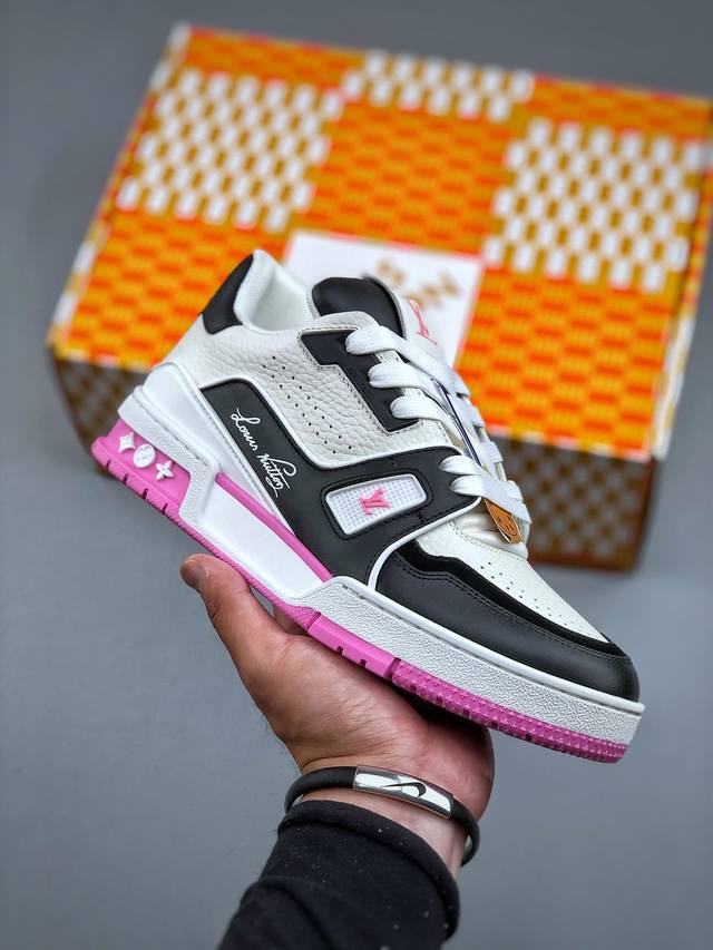 6.18 福利特价 原本地780版本 路易威登Louis Vuitton Trainer 2.0 Sneaker Low 运动系列低帮复古百搭休闲运动文化篮球板