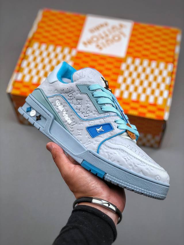 6.18 福利特价 原本地780版本 路易威登Louis Vuitton Trainer 2.0 Sneaker Low 运动系列低帮复古百搭休闲运动文化篮球板