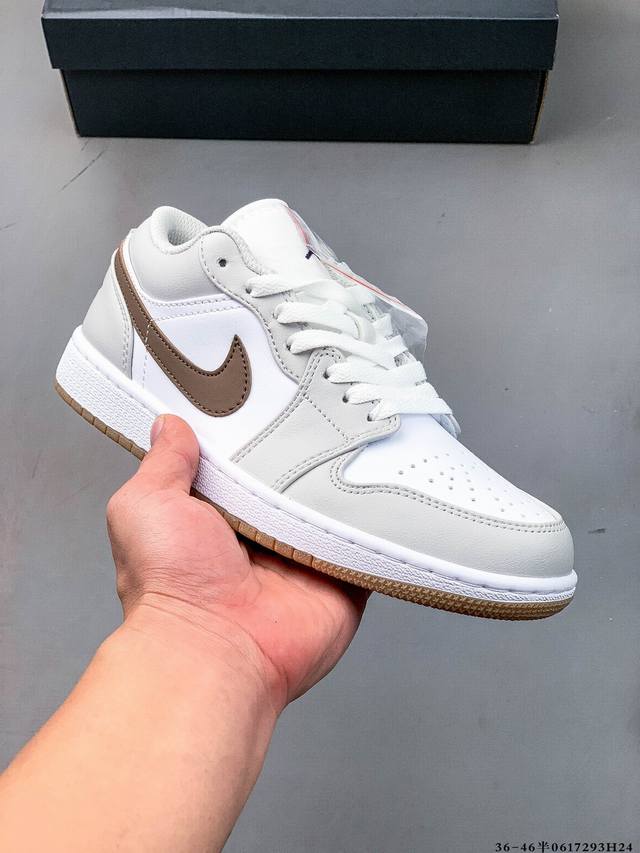 头层真标！耐克Nike Air Jordan Low 1 乔1低帮经典休闲鞋 0617293H24