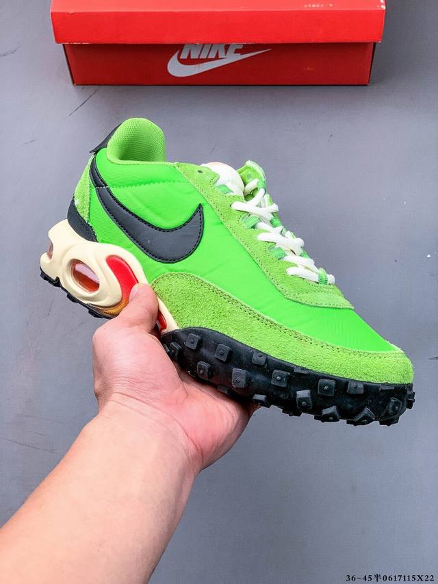 集图 公司级！耐克Nike Air Max Waffle Sp轻量透气运动休闲鞋 近日， Nike 的 Air Max Waffle 带来了新的变化，这款鞋融合