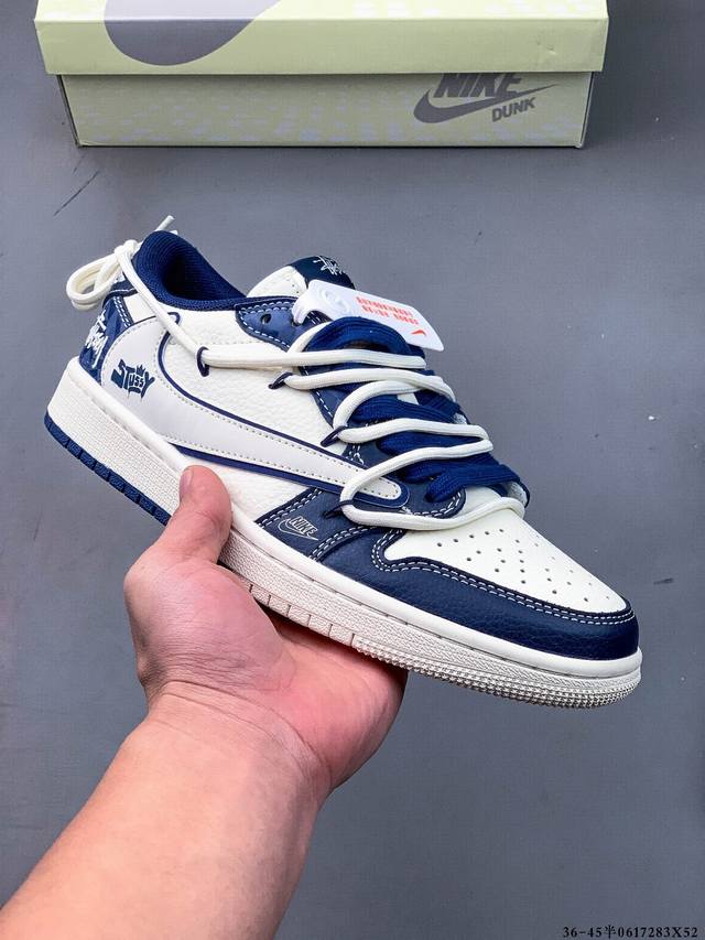 公司级头层！耐克Nike Air Jordan 1 Low Aj1乔1 低帮潮流缓运动休闲板鞋。Aj1 低帮拼接 完美版型真头层牛皮# 内置缓震气垫 原鞋开模