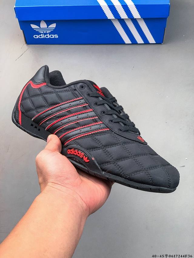公司级！Adidas阿迪达斯三叶草Adiracer Lo男女新款复古运动赛车鞋 0617244F36