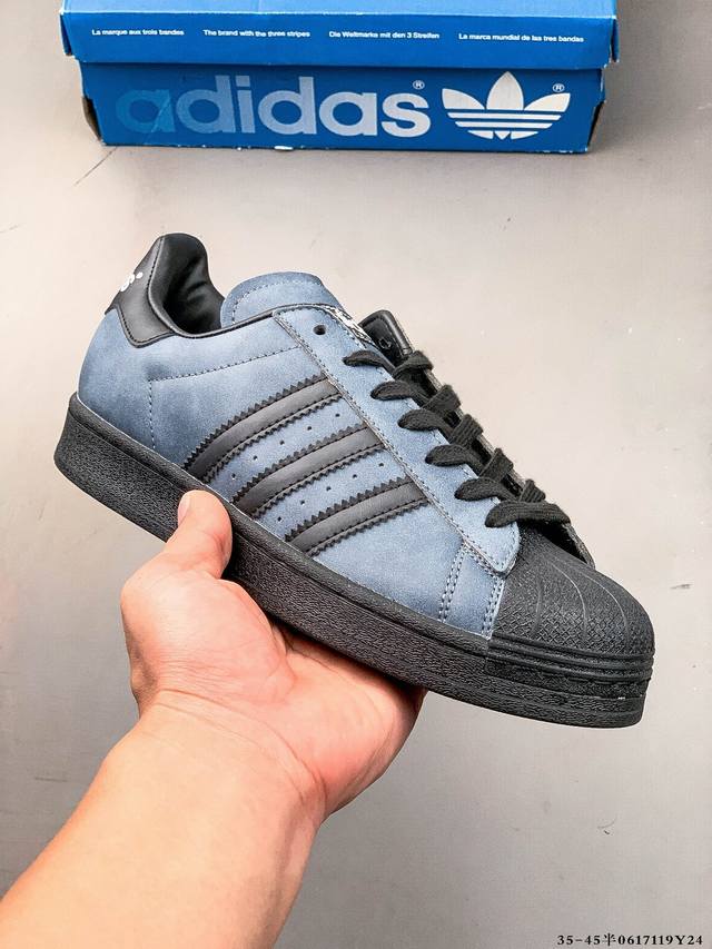 公司级！阿迪达斯Adidas Superstar 贝壳头经典百搭休闲板鞋 0617119Y24