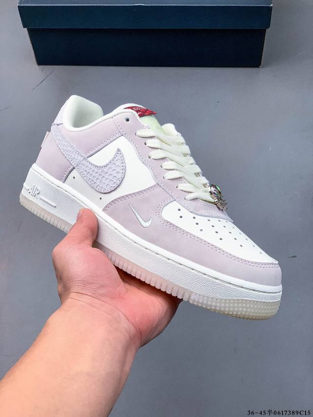 集图 二层真标！耐克Nike Air Force 1 Low 空军一号低帮经典百搭休闲板鞋 0617389C15