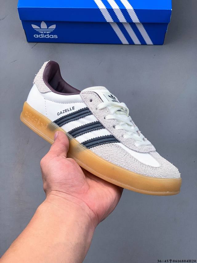 真标半码！阿迪达斯Adidas Gazelle 低帮复古百搭休闲运动板鞋 0616804H20