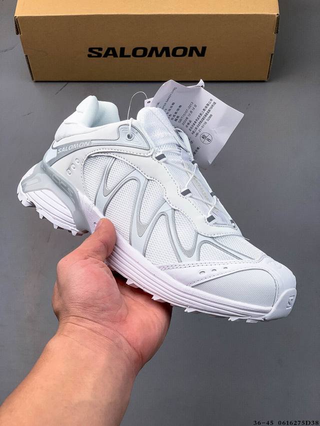 公司级Salomon萨洛蒙 Xt-Whisper 时尚 舒适減震防滑耐磨 低帮跑步鞋 鞋面采用Sensifit贴合技术 全方位贴合包裹脚型 鞋跟部鞋底牵引设计