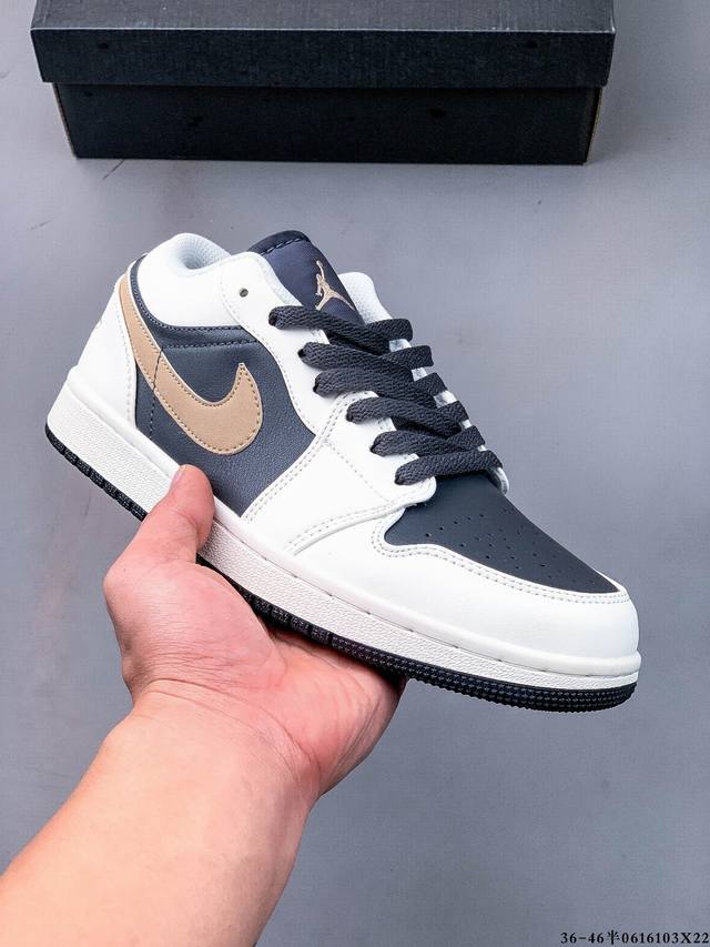 二层真标！耐克Nike Air Jordan Low 1 乔1低帮经典休闲鞋 0616103X22