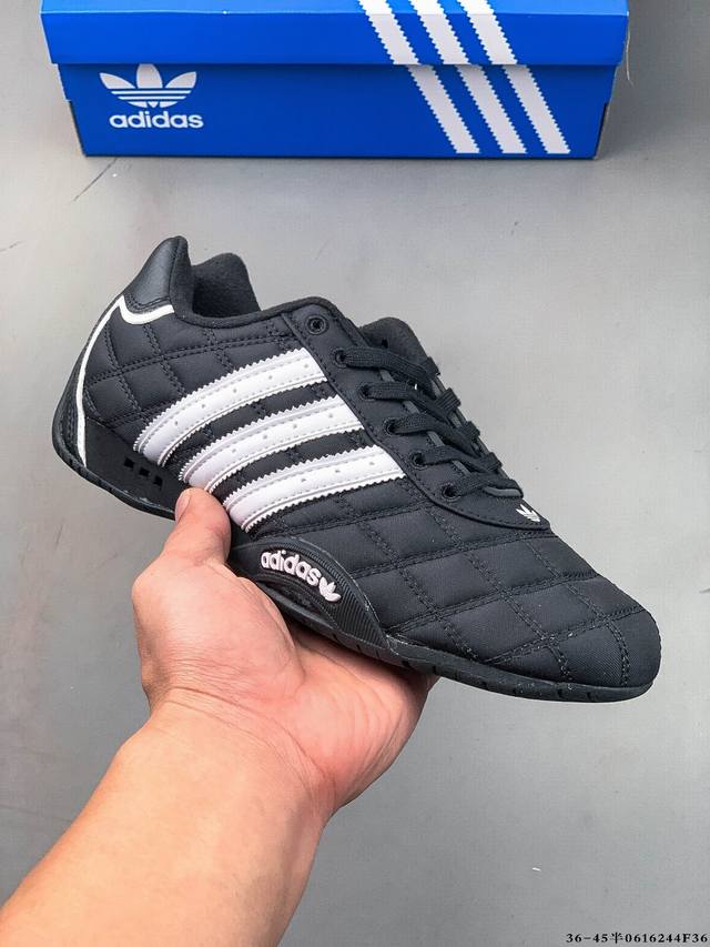 公司级！Adidas阿迪达斯三叶草Adiracer Lo男女新款复古运动赛车鞋 0616244F36