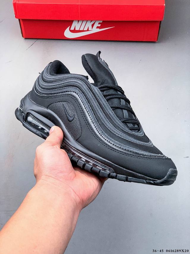 耐克Nike Air Max 97 子弹系列全掌气垫经典运动休闲跑步鞋 0616289X20