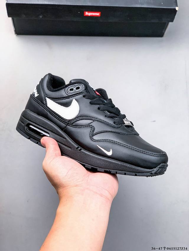 集图 公司级！耐克 Nike Nike Air Max 1 87 限定配色 气垫缓震跑步鞋 0615127J34