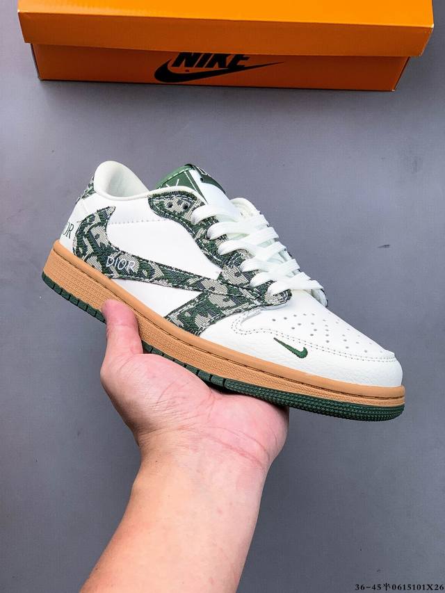 头层真标！耐克Nike Air Jordan Low 1 乔1低帮经典休闲鞋 0615101X26