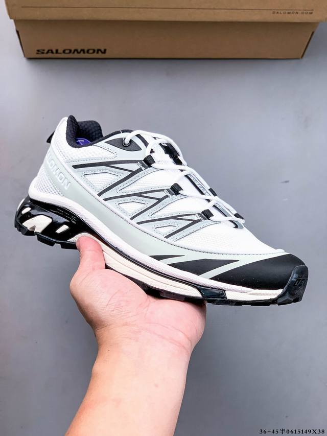 集图 Salomon Xa Pro Xt-6 Expanse 萨洛蒙户外越野跑鞋 鞋面采用Sensifit贴合技术 全方位贴合包裹脚型 鞋跟部鞋底牵引设计 提供