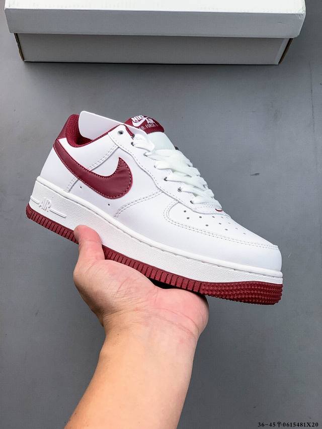 二层真标！耐克Nike Air Force 1 Low 空军一号低帮经典百搭休闲板鞋 0615481X20