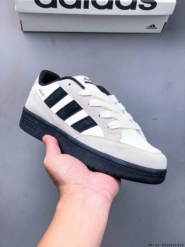 Adidas阿迪达斯 Wcard Adv 新款低帮防滑耐磨舒适板鞋 0615156S22