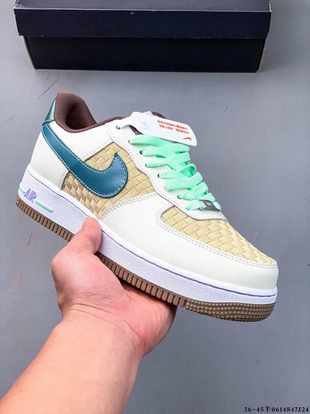 真标半码！耐克Nike Air Force 1 Low 空军一号低帮经典百搭休闲板鞋 0614847J24